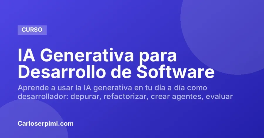 IA Generativa para Desarrollo de Software