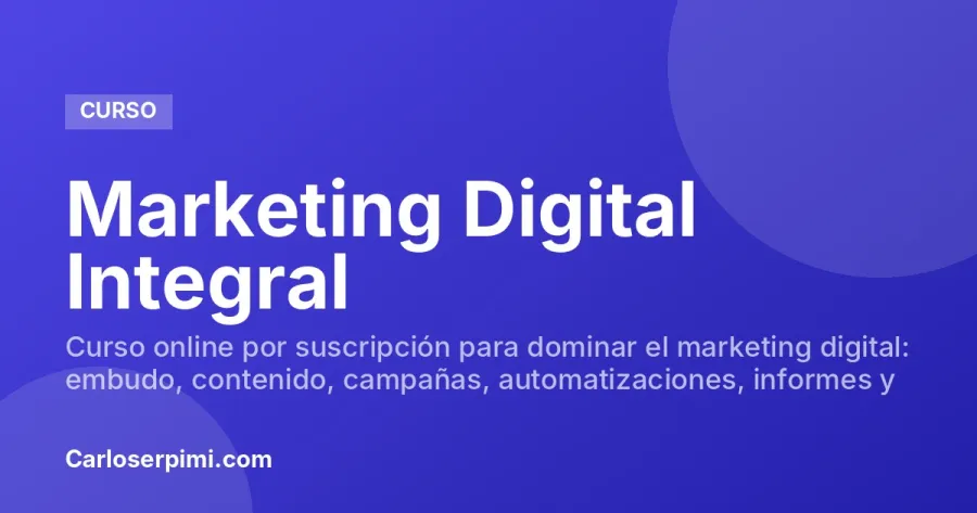 Marketing Digital Integral