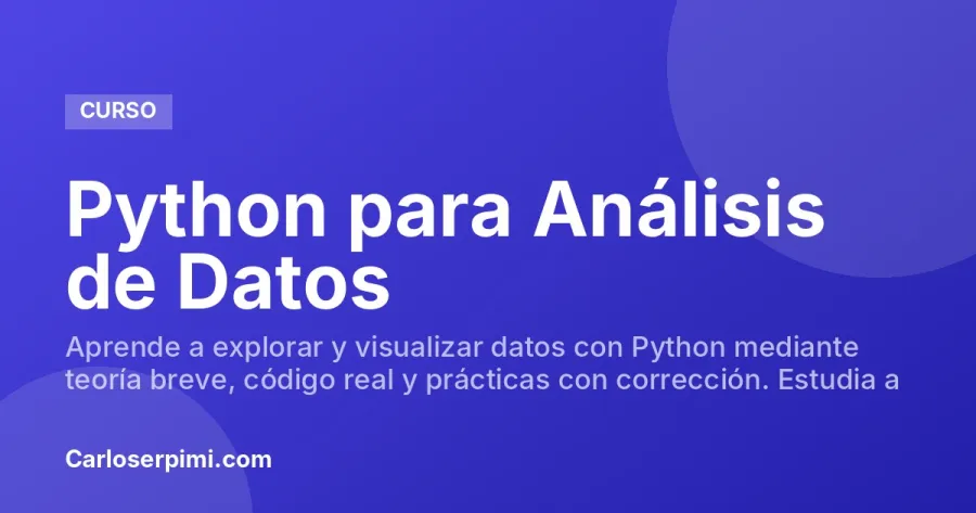 Python para Análisis de Datos